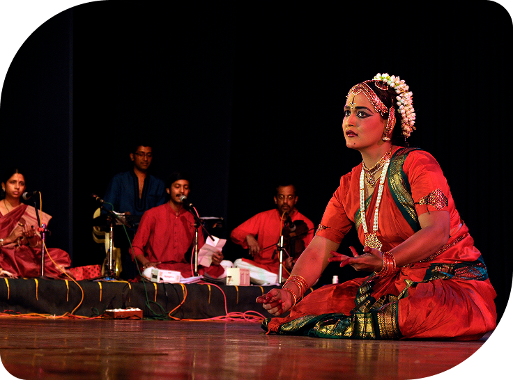 Group studio session with multiple dancers practicing