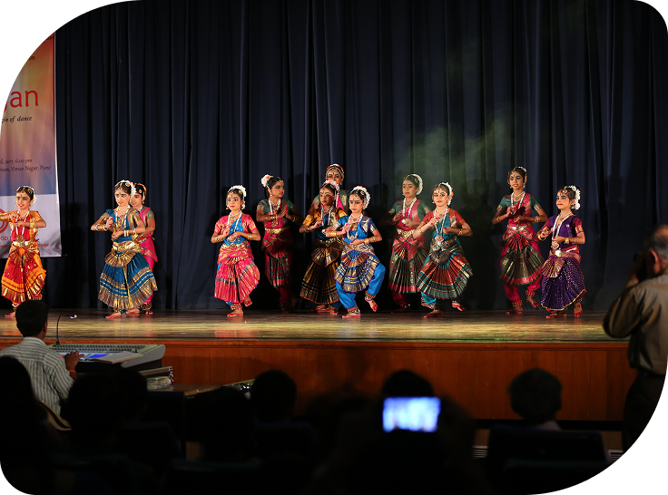 Group studio session with multiple dancers practicing