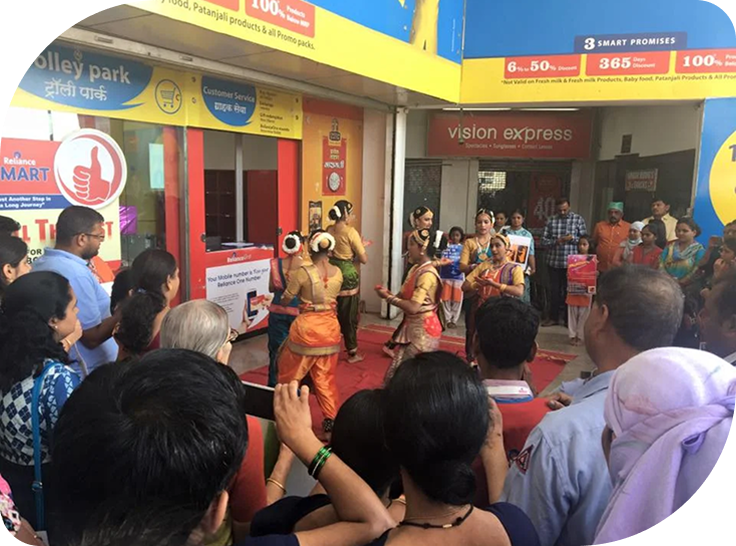 Special event performance with elaborate costumes