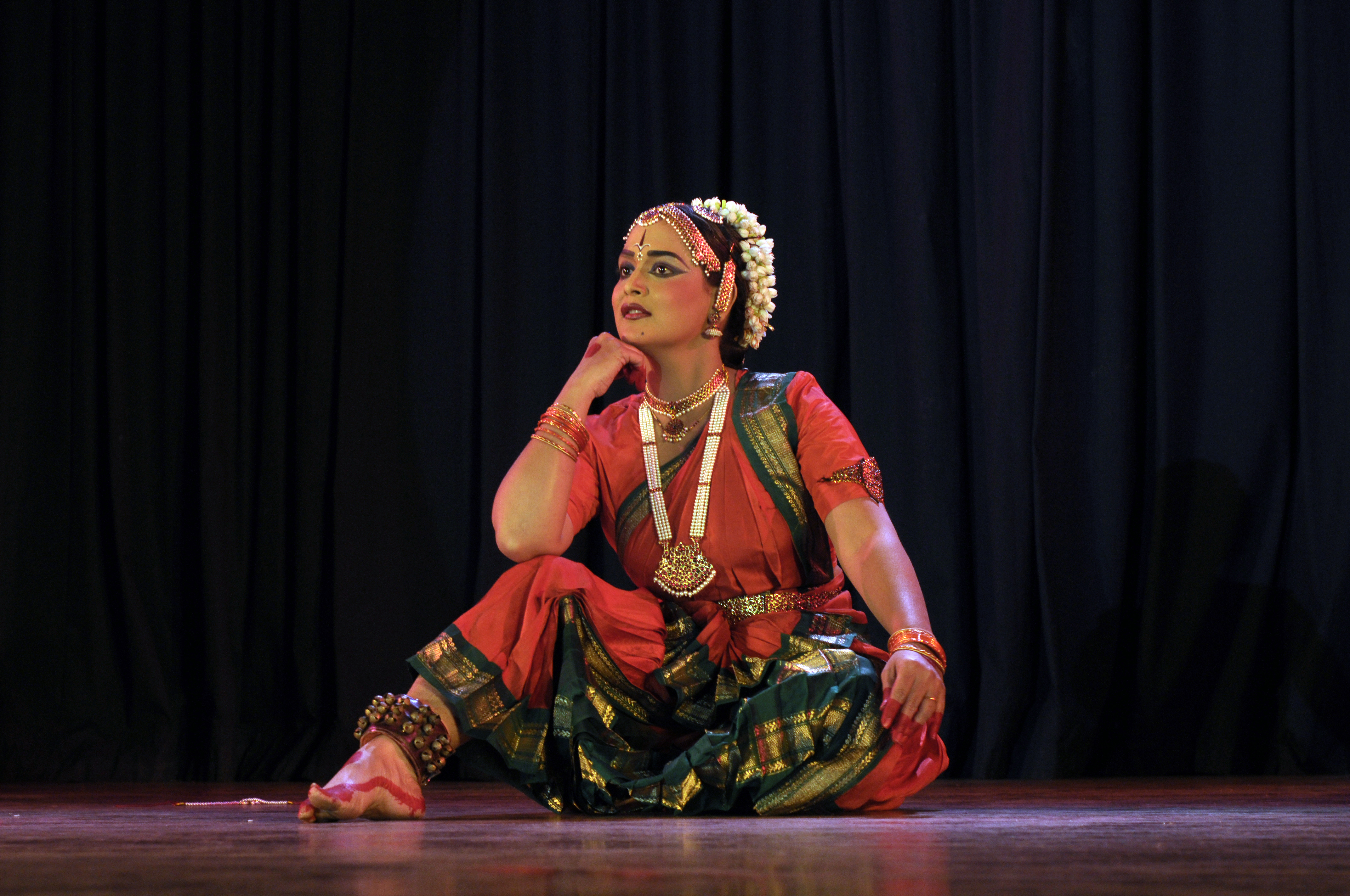Classical dance performance showcasing elegant movement and traditional artistry